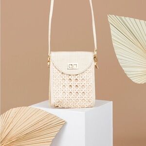 Elegant Cream Crossbody Bag